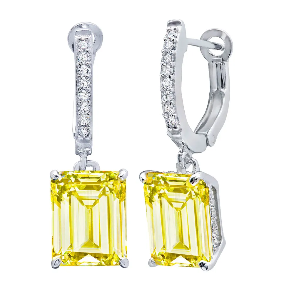Crislu earrings sterling outlet silver platinum plated