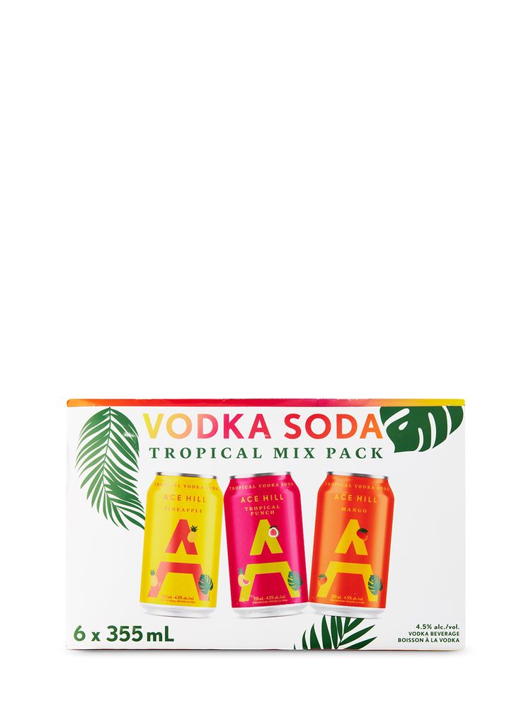 LCBO Ace Hill Tropical Vodka Soda Mix Pack Bramalea City Centre