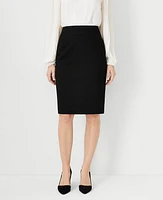 Ann Taylor The Tall Seamed Pencil Skirt Seasonless Stretch