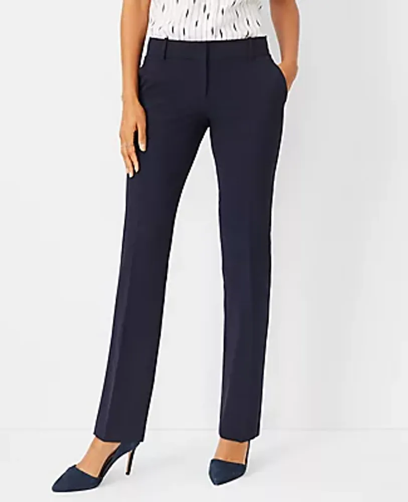 Ann Taylor The Petite Straight Pant Seasonless Stretch | Hamilton Place