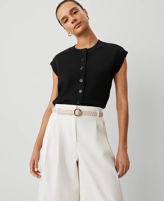 Double face Vneck vest(FREE BLACK): IIROT: WOMENS｜THE TOKYO