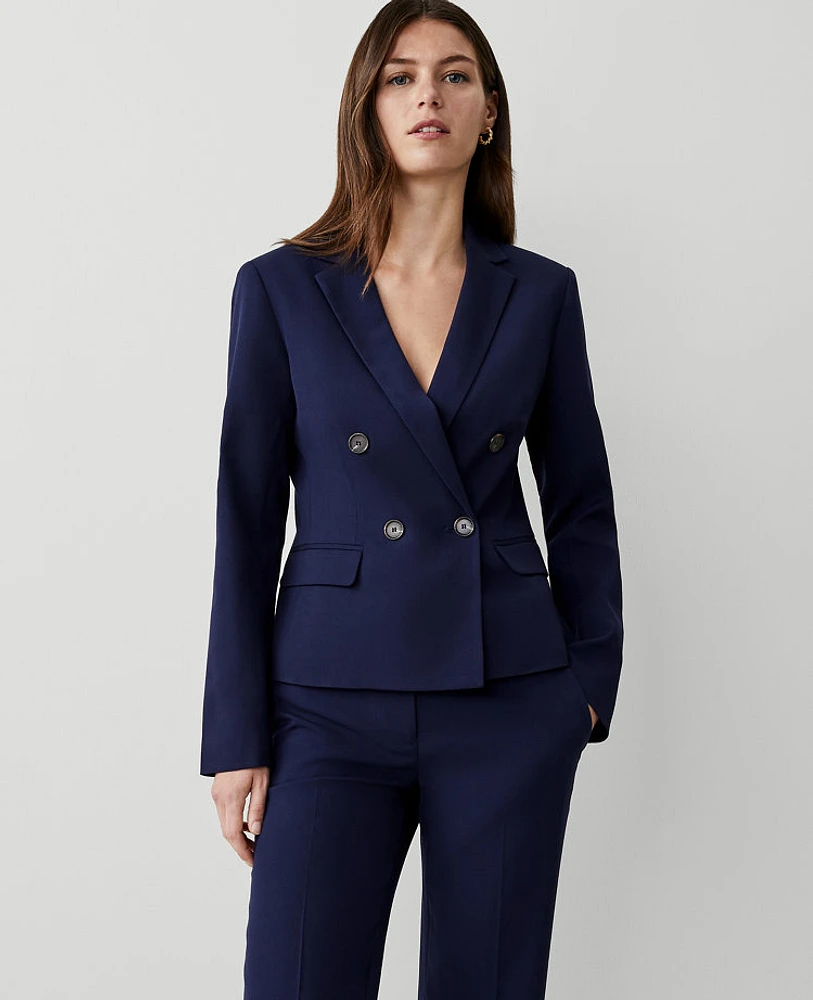 Ann taylor blue blazer best sale