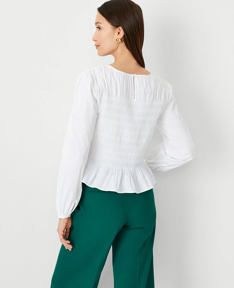 Ann taylor peplum top online