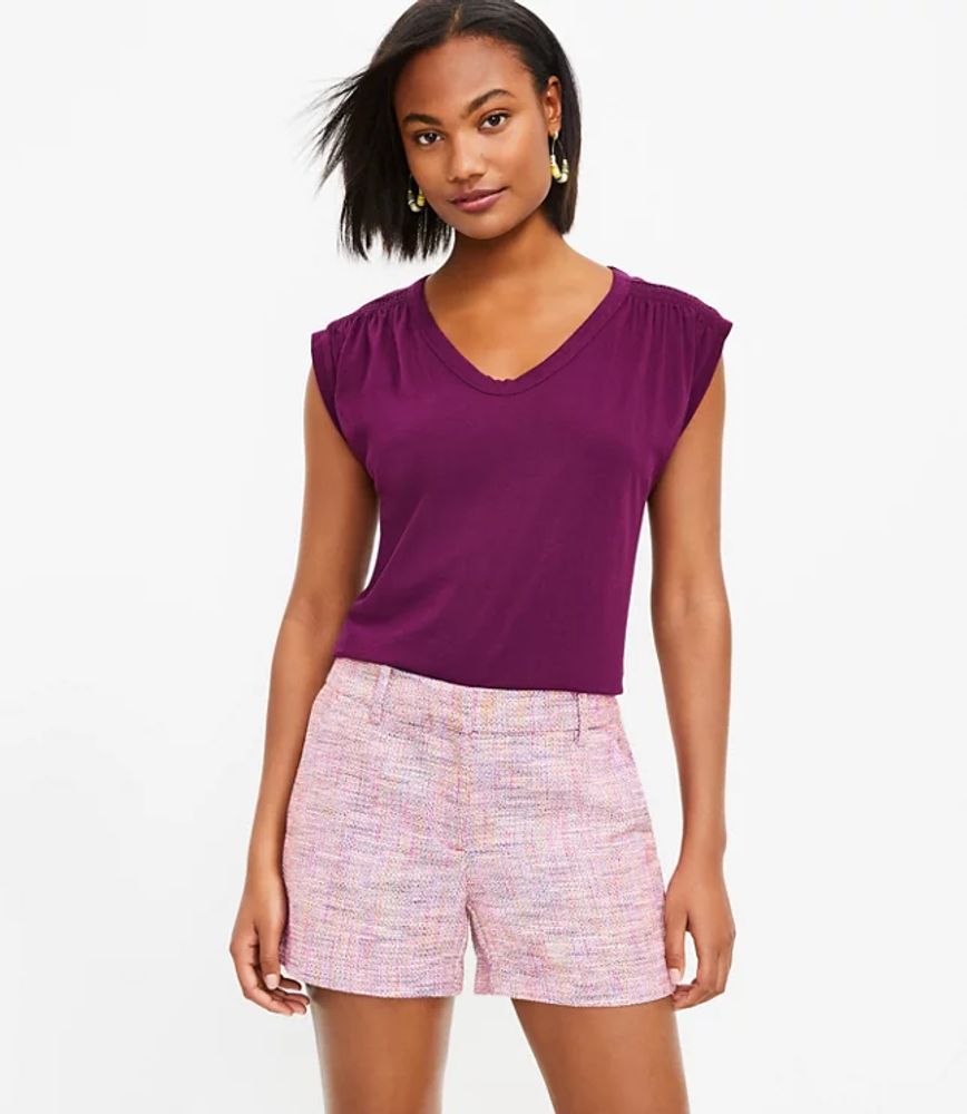 LOFT Petite Riviera Shorts Tweed LOFT The Summit