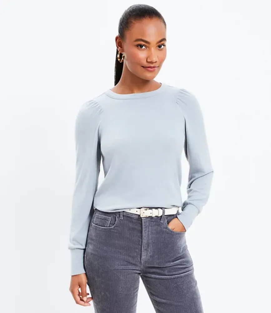 Loft puff sleeve on sale sweater