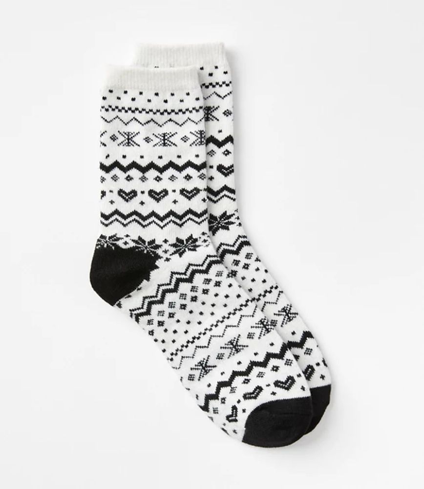LOFT Fair Isle Crew Socks LOFT Mall of America®