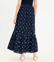 Loft Clip Tiered Pull On Midi Skirt | Hamilton Place