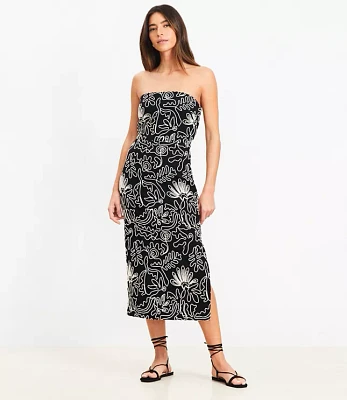 Pleats Please Issey Miyake Tropical Winter Cocoon Midi-Dress