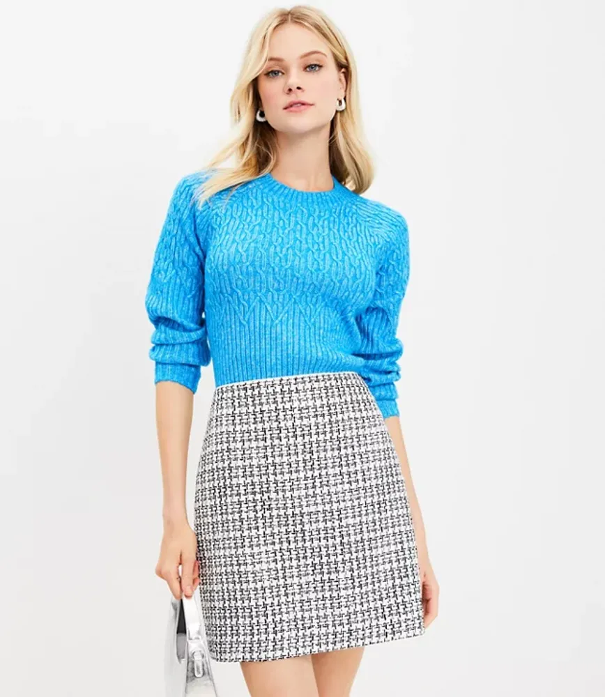 Tweed shop skirt petite