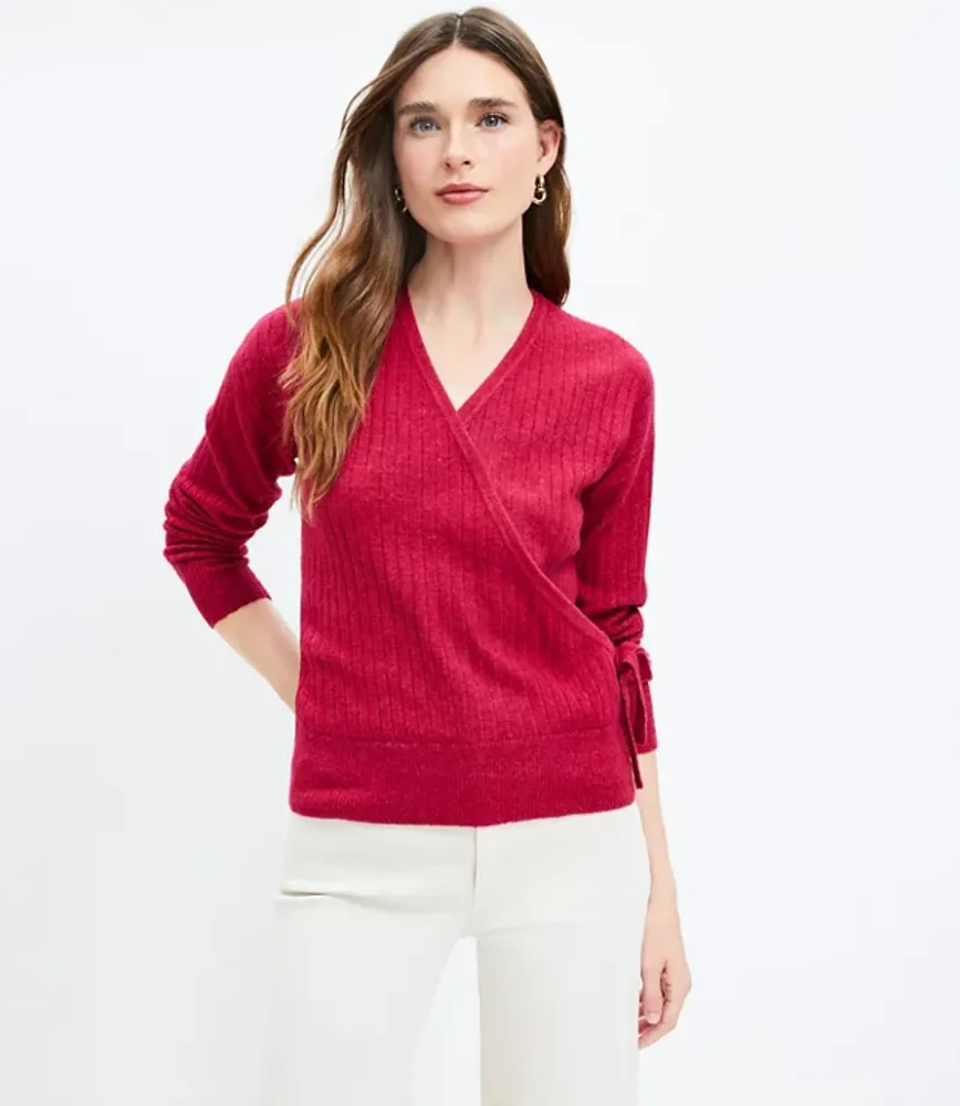 Loft wrap shop sweater