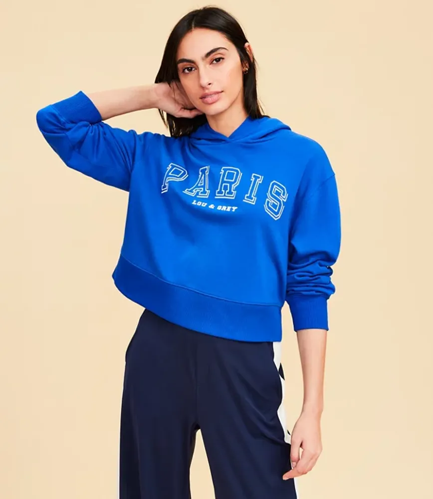 Petite cropped hoodie hot sale