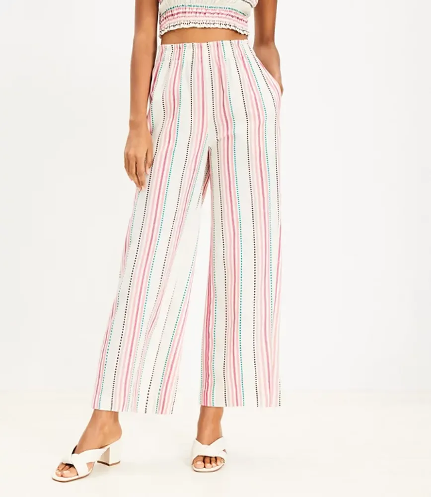 Loft striped sales pants