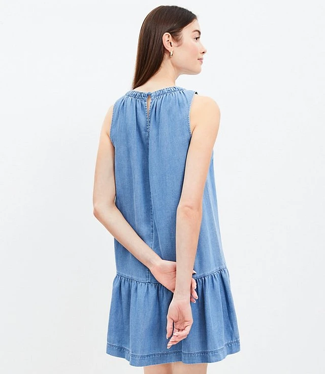 Loft jean dress best sale