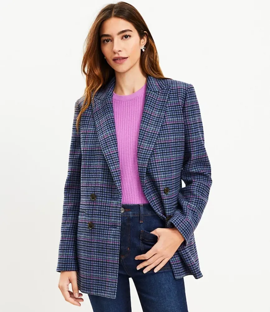 Loft herringbone hot sale modern blazer