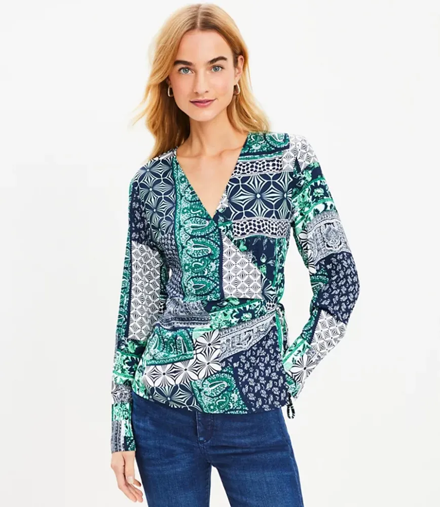 Loft cheap wrap blouse