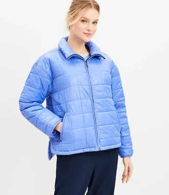 SNNK Quilted Jacket (Blue Gray) - ZUTOMAYO MART