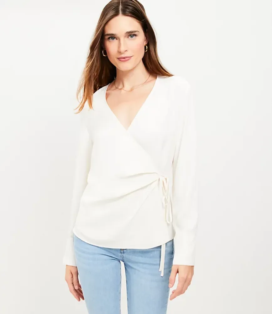 Loft store wrap blouse