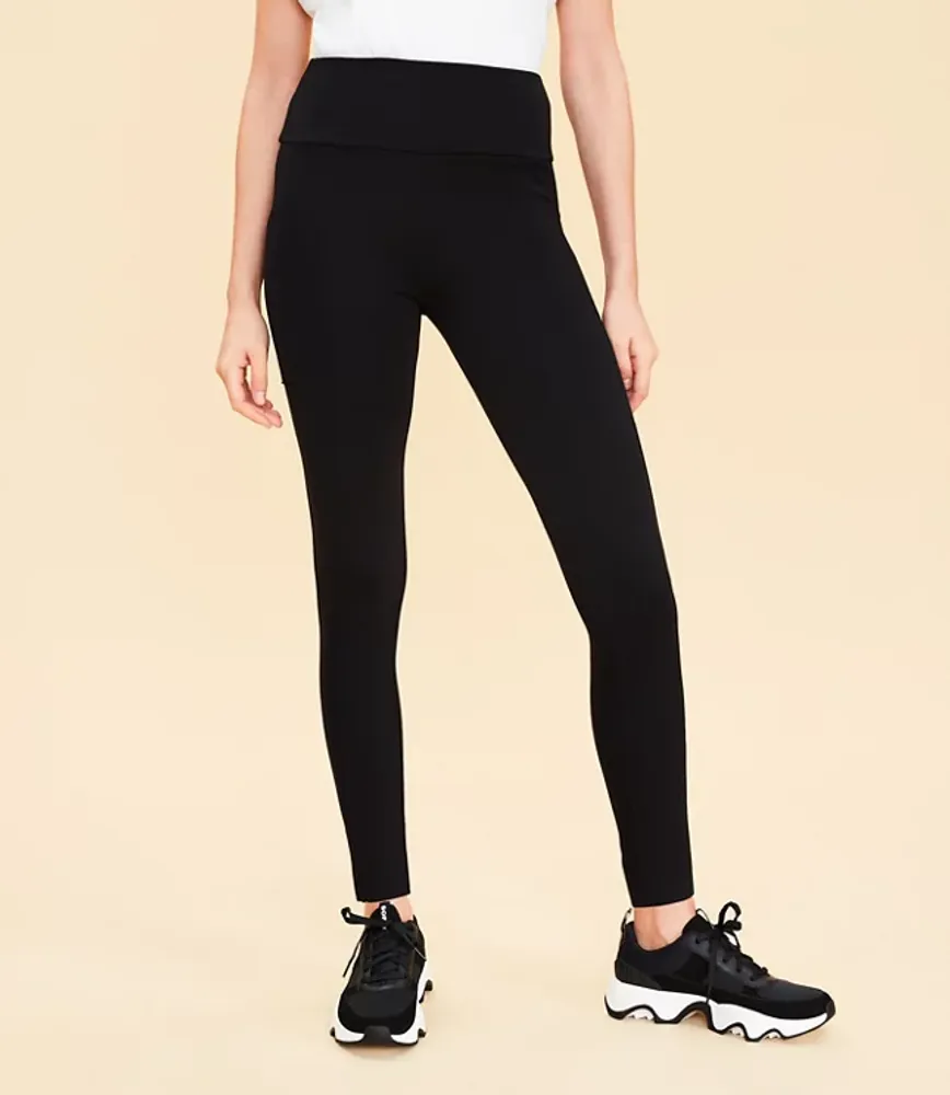 Loft Lou Grey Sporty Ponte Side Pocket Leggings Hamilton Place