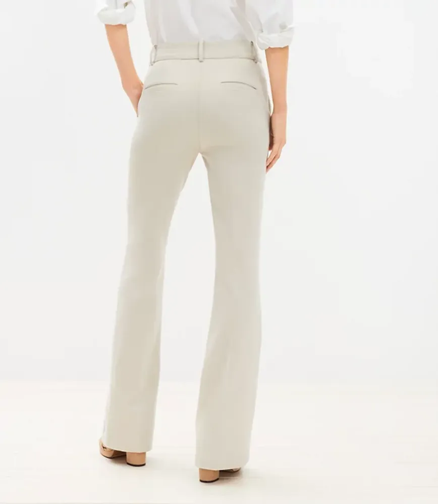 Loft Pintucked Sutton Flare Pants in Texture | The Shops at
