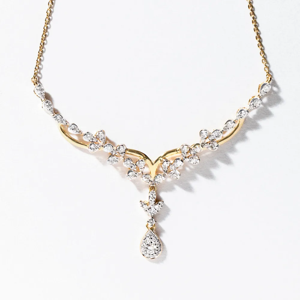 Drop diamond pendant store