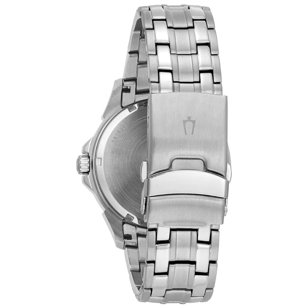Bulova men's bracelet hot sale watch