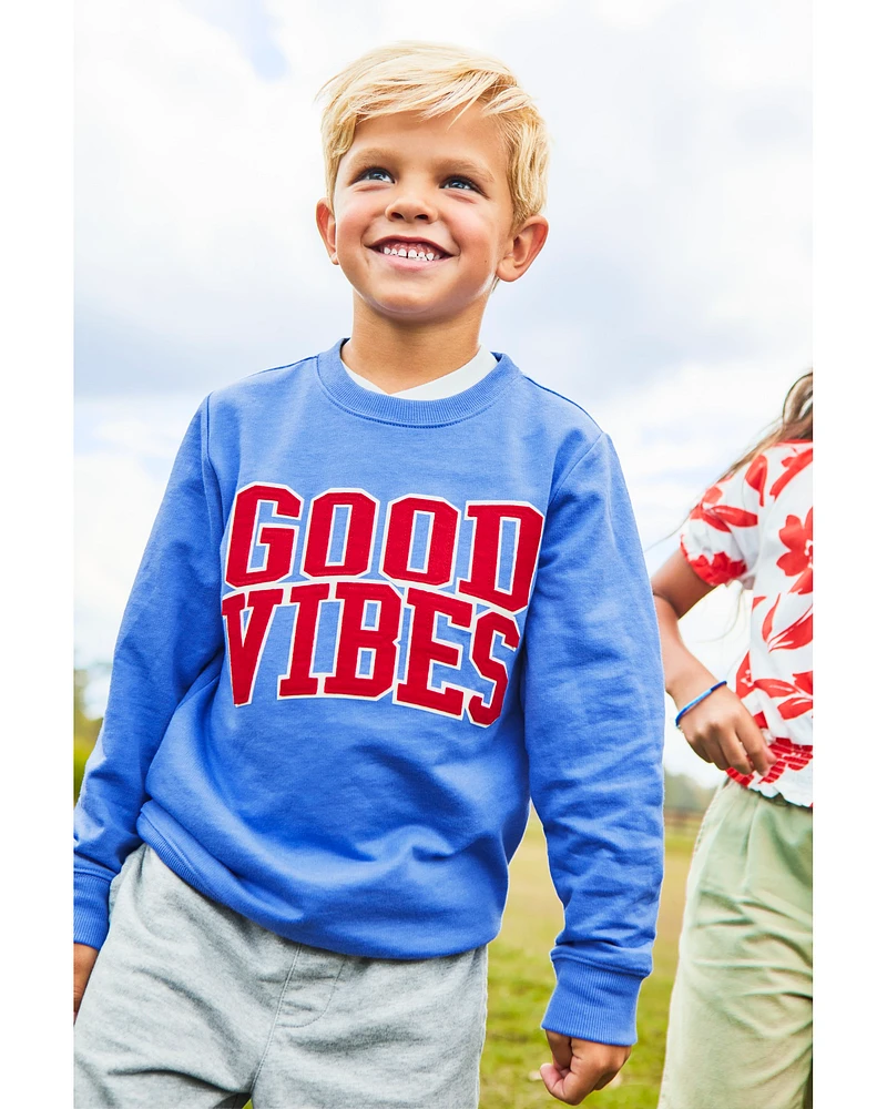 Good vibes sweatshirt new arrivals