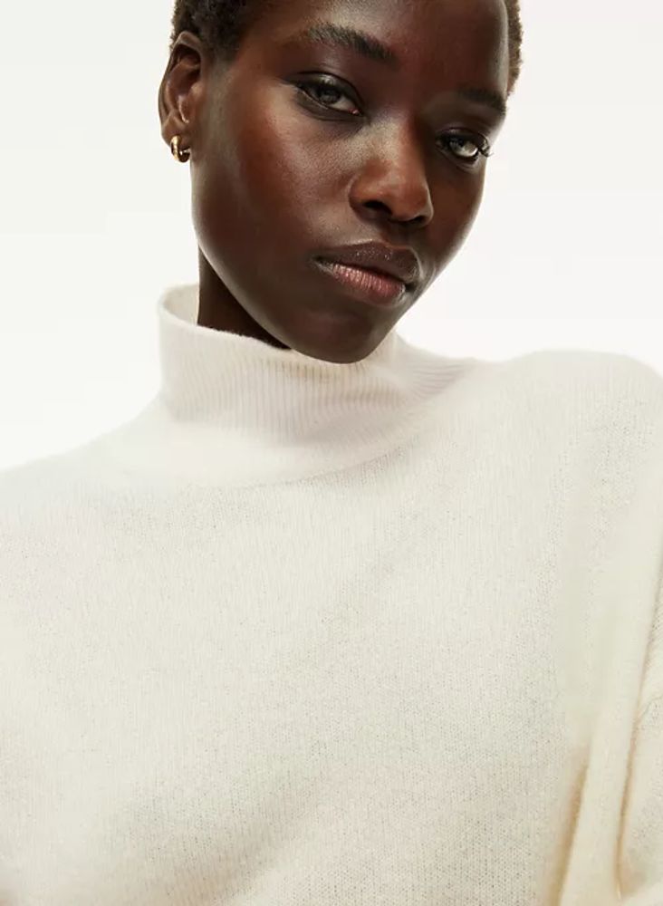 Aritzia white turtleneck store