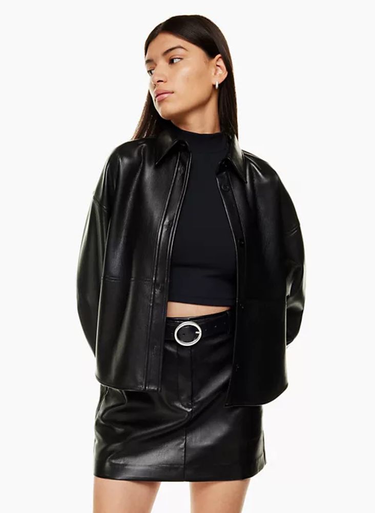 Babaton Pelli Hip Shirt Jacket | Bramalea City Centre