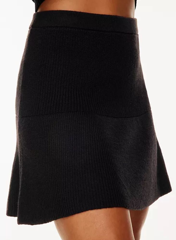 Knit frill hot sale hem skirt glassons