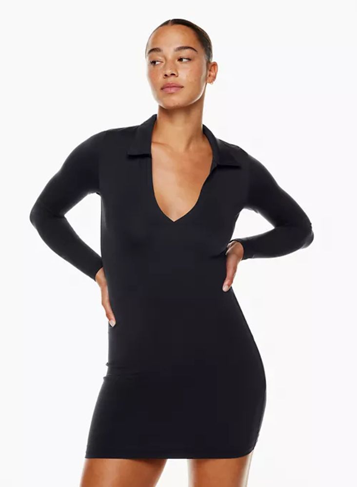 Polo dress long sales sleeve