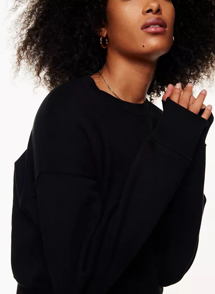 Tna boyfriend cropped discount crewneck