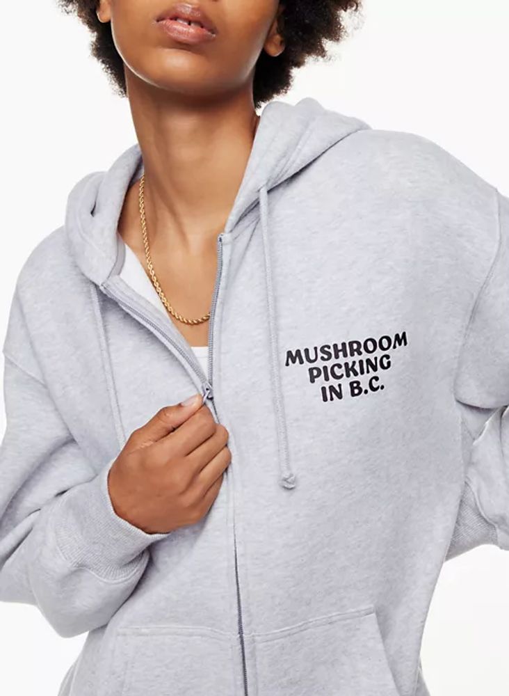 Boyfriend zip clearance hoodie aritzia
