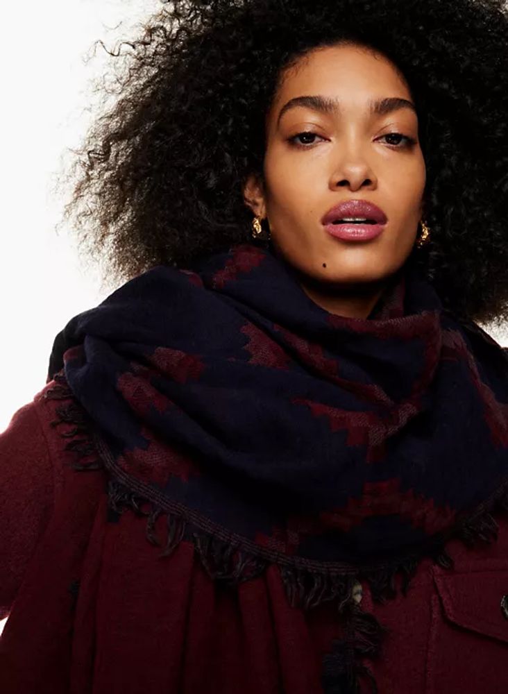 Diamond mosaic deals blanket scarf