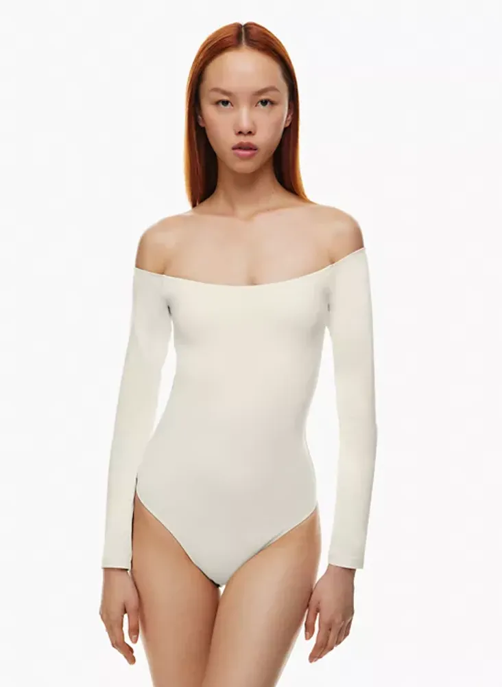 Babaton Contour Off Shoulder Longsleeve Bodysuit Coquitlam Centre