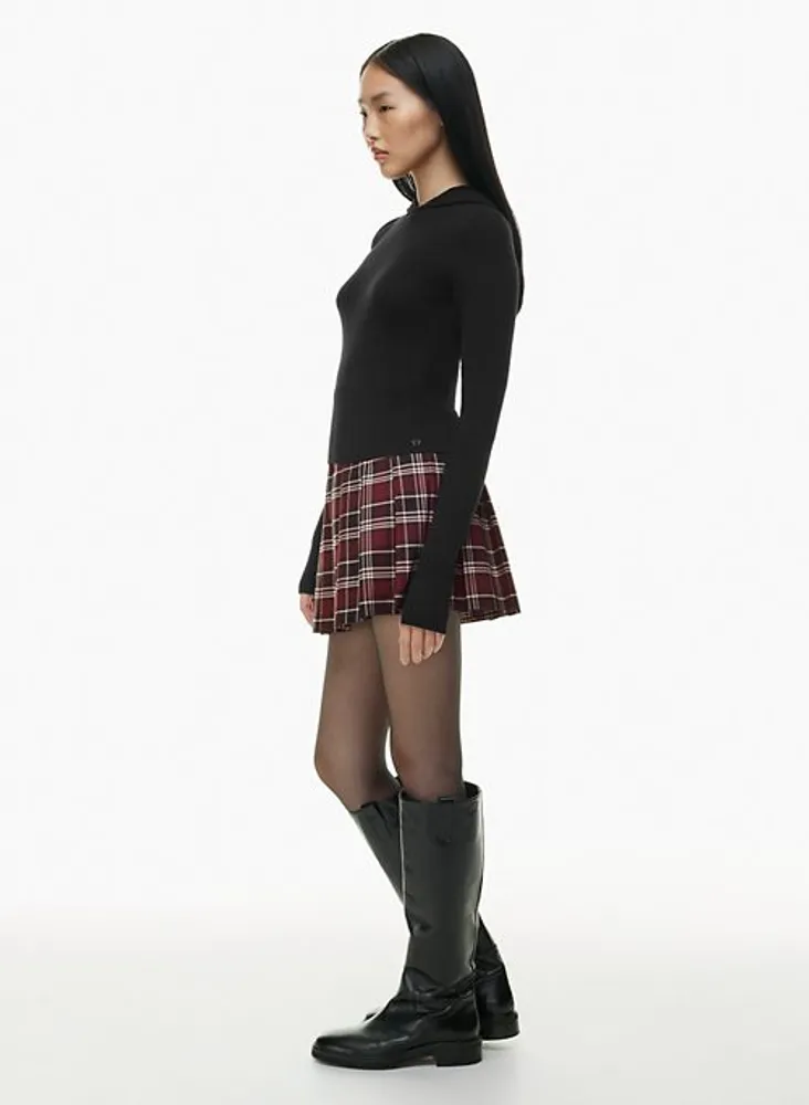 Olympia plaid store mini skirt