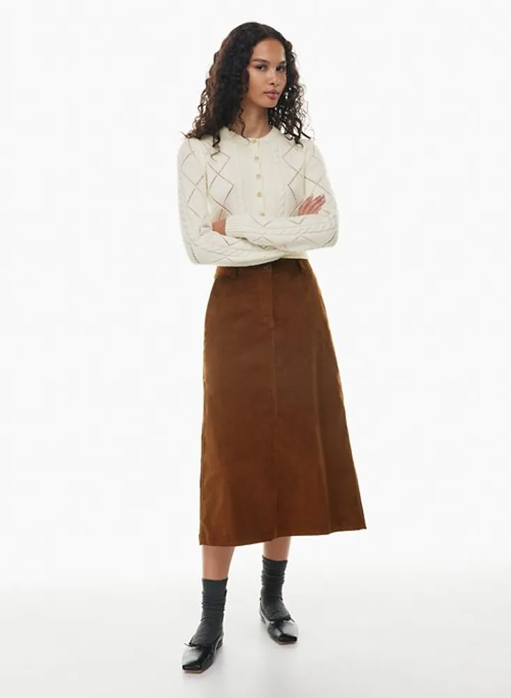 Corduroy skirt aritzia outlet