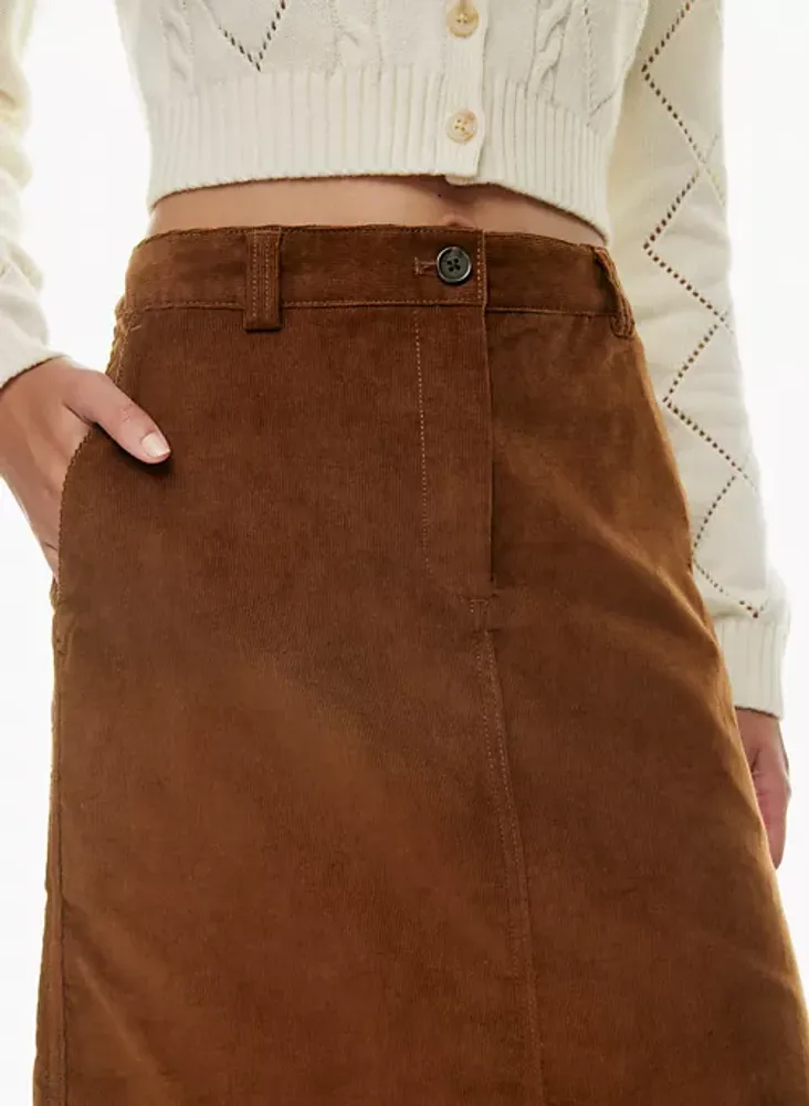 Corduroy skirt aritzia discount