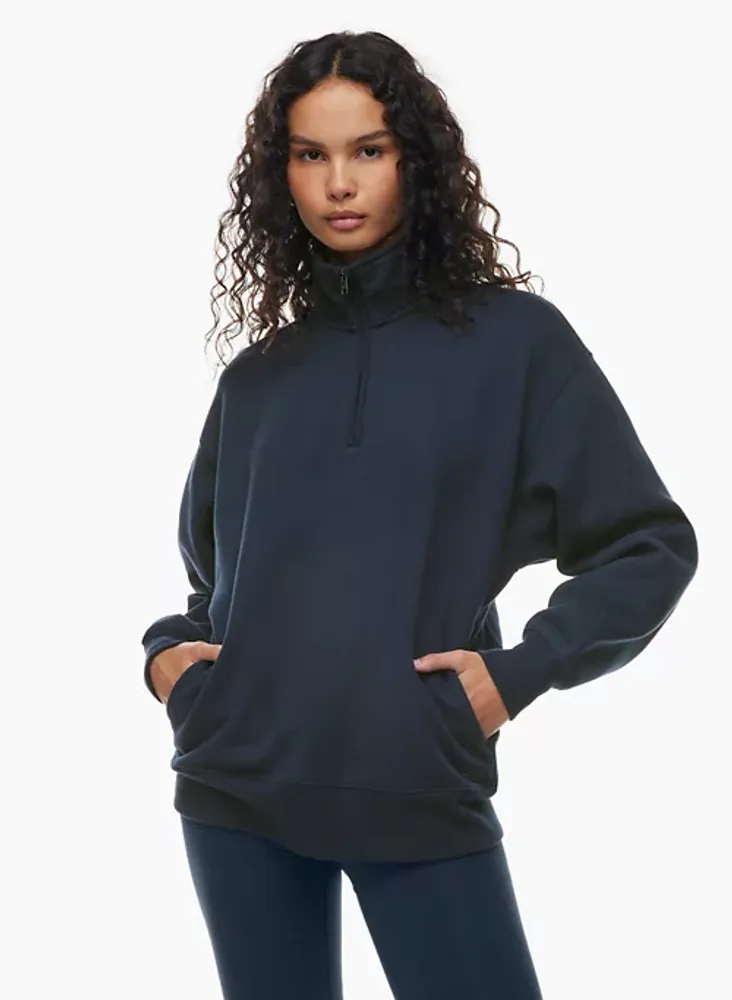Cozy quarter top zip sweatshirt