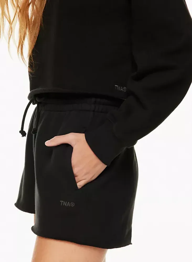 Tna high clearance rise sweat short