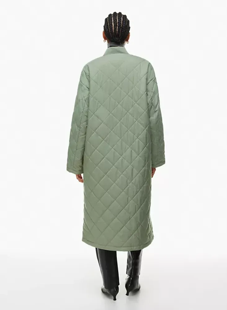Arket quilted shop long jacket