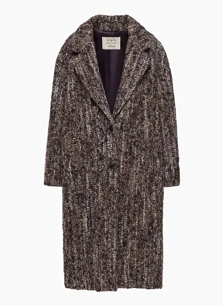 Aritzia leopard coat cheap
