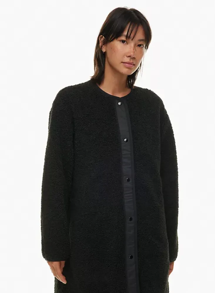 Sherpa jacket long shop