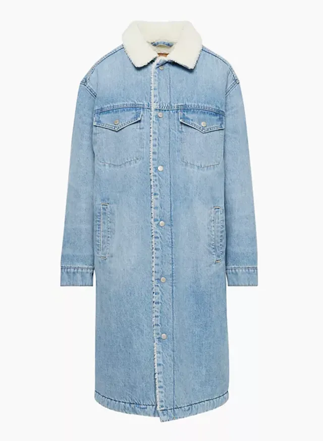 Murad denim coat top