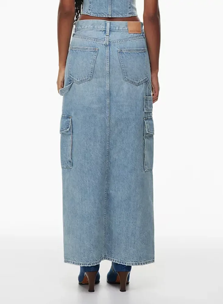 90s clearance jean skirt