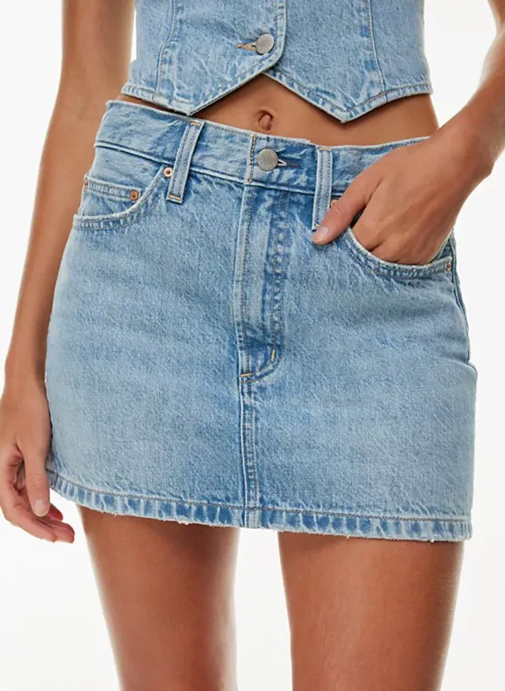 90s clearance jean skirt