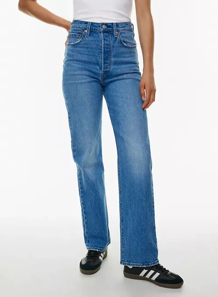 Levi's ribcage straight sales full length jeans
