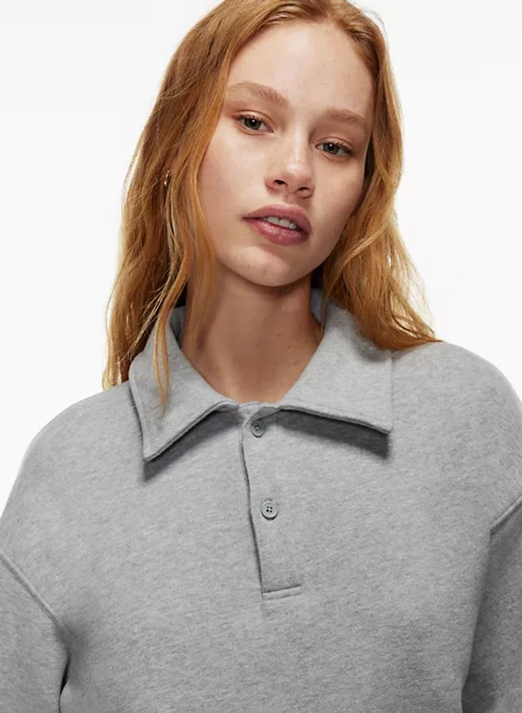 Tna Cozy Fleece Boyfriend Polo Sweatshirt Mall of America®