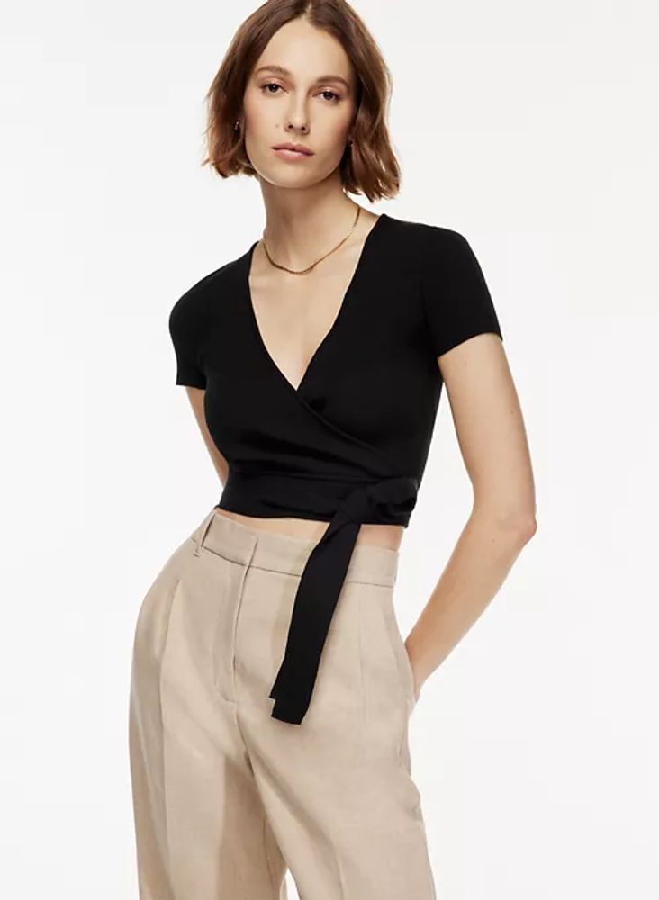 Aritzia wrap sweater on sale