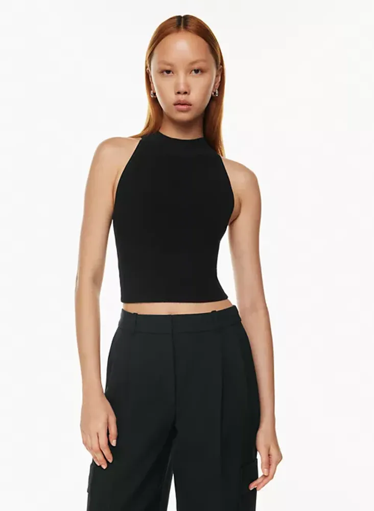 Mock neck halter top online