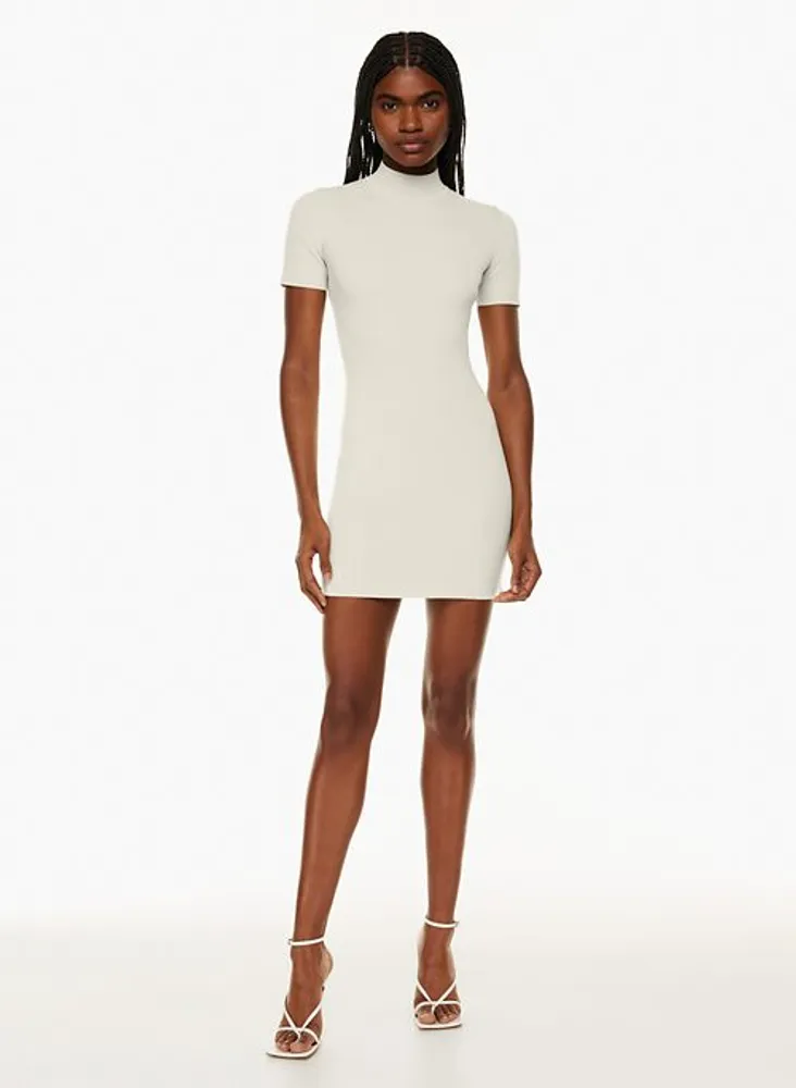 Turtleneck dress short sleeve top